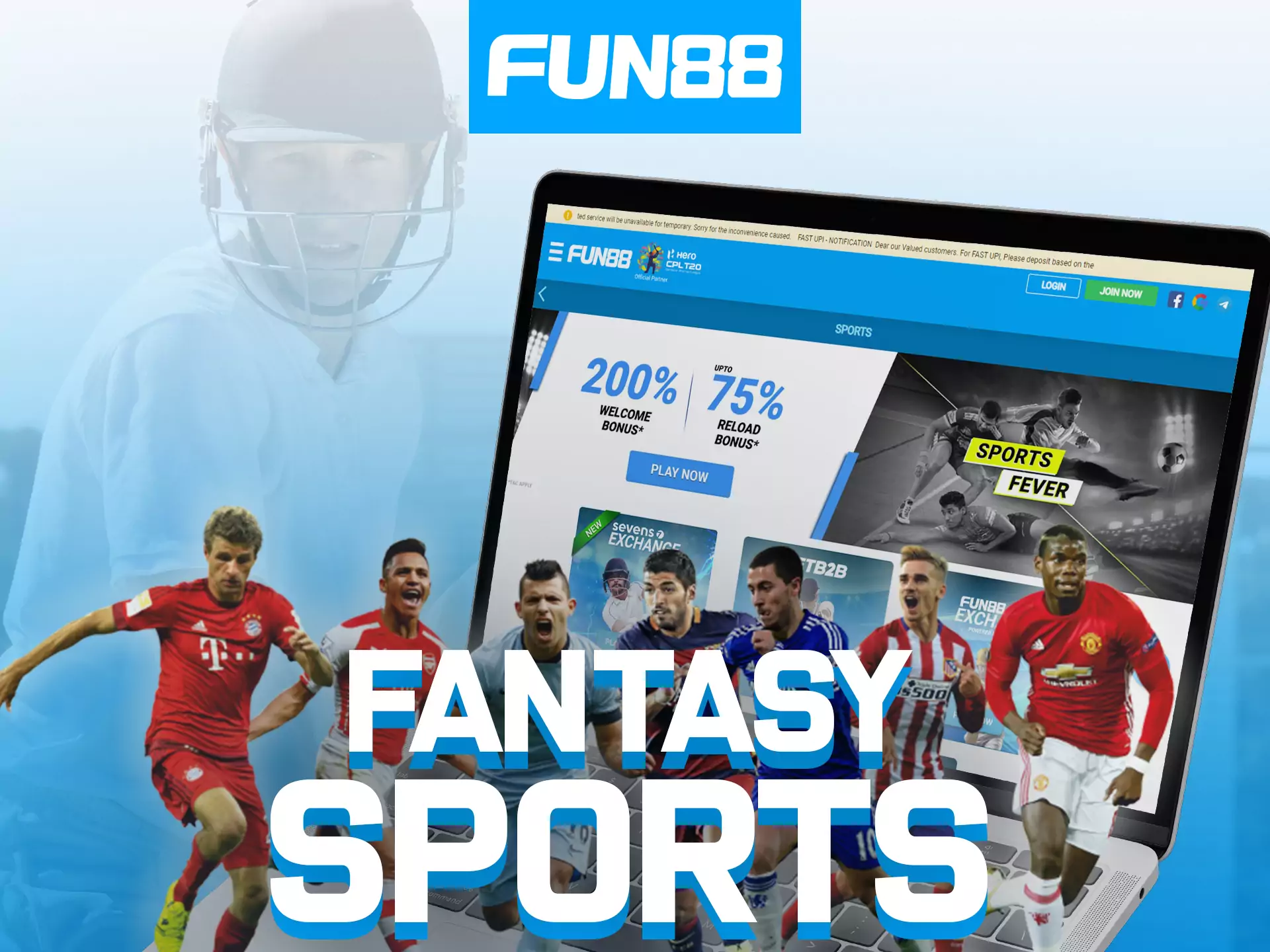 Fun88 Sports: Trọng tâm cá cược thể thao, săn đuổi tiền thưởng lên tới 888.888 tệ!