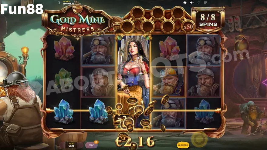 Gold Mine Mistress: Trò Chơi Slot Hấp Dẫn Đầy Đủ Tính Năng Tại Game Slot Fun88!