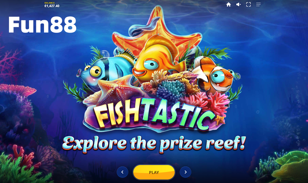 Trải Nghiệm Fishtastic: Slot Fun88 Đầy Màu Sắc và Cơ Hội Nhận Giải Thưởng Lớn